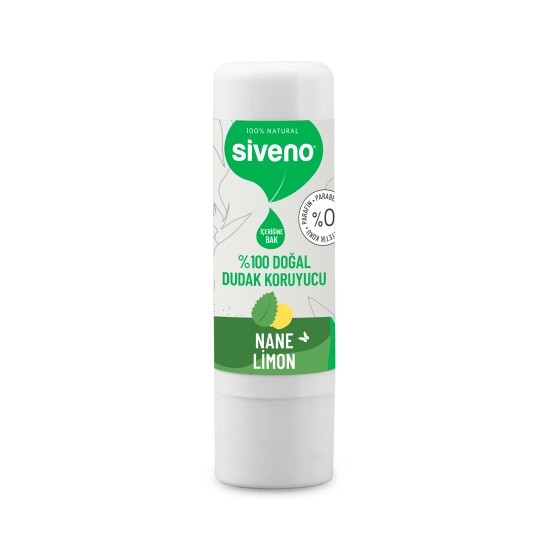 %100 Doğal Dudak Koruyucu – Nane-Limon 6 gr